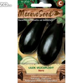 Lilek vejcoplodý -  Nero /www. levna- semena. cz / 16143654