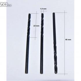 Vrták 1,9 mm s válcovou stopkou C, HSS, ČSN 221121 (NOVÝ) / 16311899