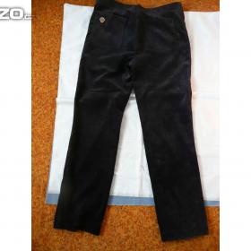 Foto inzerátu Zánovní černé manchestrové kalhoty