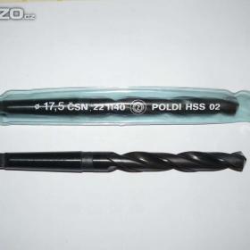 Vrták D=17,5 mm šroubovitý s kužel. stopkou HSS,ČSN 221140 / 16361162