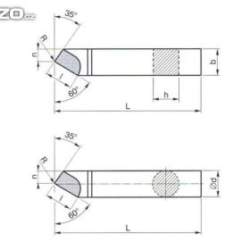 Foto inzerátu Nůž soustruž. revolverový ubírací 20x20x80 SK P20 ČSN 223816