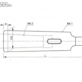 Foto inzerátu Redukční pouzdro 5x3 s kuželem Morse, ČSN 241240 (NOVÉ)