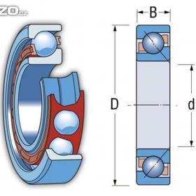 Foto inzerátu Ložisko B 7216 CA TB P5 ZKL S KOSOÚHLÝM STYKEM (NOVÉ)