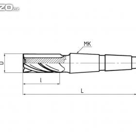 Foto inzerátu Fréza válcová 50x150 mm, čelní, dlouhá, jemnozubá