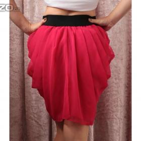 Foto inzerátu Balonová / tulipánová minisukně z šifonu vel.S