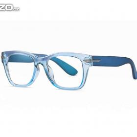 Fotka k inzerátu Brýlové obroučky- transparentní modré / 16914351