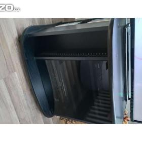 Foto inzerátu Černobílá starší obývací stěna + černý Tv stolek