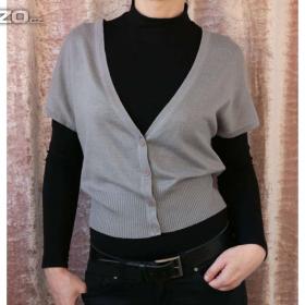 Šedý svetřík bez rukávů - vestička Mexx vel.38 / 16969294