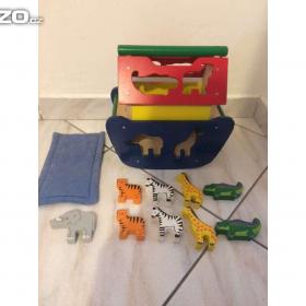 Foto inzerátu Dřevěná vkládačka Noemova archa.