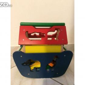 Foto inzerátu Dřevěná vkládačka Noemova archa.