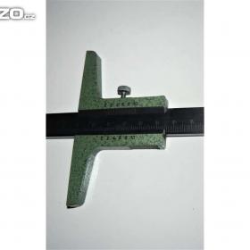 Foto inzerátu Hloubkoměr 0-200 mm, analog. s nosem, oboustranný (NĚMECKO)