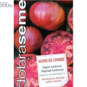 Rajče tyčkové, tmavě hnědé -  Noire de crimée (semena) www. levna- semena. cz / 17358696