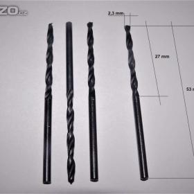 Foto inzerátu Vrták  2,3 mm s válcovou stopkou C, HSS, ČSN 221121 (NOVÝ) 
