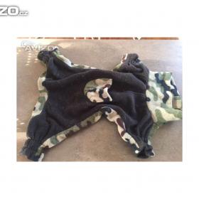 Fotka k inzerátu Prodám psí obleček, maskáčový vzor, teplý flecce materiál / 17369193