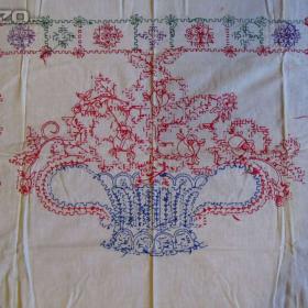 Foto inzerátu Stará vyšívaná dečka č. 2