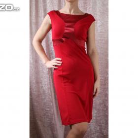Červené elegantní bodycon šaty vel 38 / 17417972