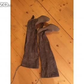 Prodám dámské kozačky nad kolena / 17443328