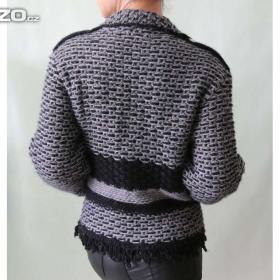 Foto inzerátu Kabátový svetr na zip Mikaella Ess vel.40