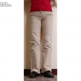 Fotka k inzerátu Dámské béžové prošívané manšestráky -  vel. 30 / 14156731