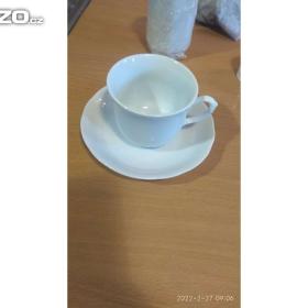 Fotka k inzerátu Hrníčky s podšálkem porcelanovy  / 19229704