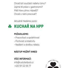 KUCHAŘ na HPP -  OBSAZUJEME POZICI -  KUCHAŘ na HPP / 17514347