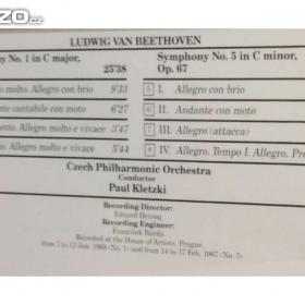 Foto inzerátu CD BEETHOVEN - 1. a 5. Osudová, 1988