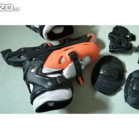 Fotka k inzerátu kolečkové brusle včetně chráničů / 19040576