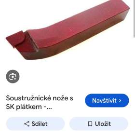 Foto inzerátu Soustružnické nože