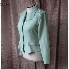 Foto inzerátu Mentolová halenka s krajkou vel.42