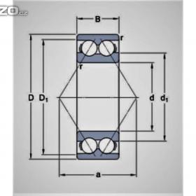 Foto inzerátu Ložisko 3313  ZKL ČR - dvouřadé kuličkové  - NOVÉ