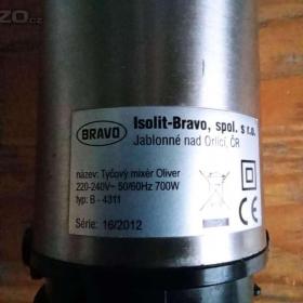 Motorová část tyčového mixéru Isolit Bravo B4311 / 17610731