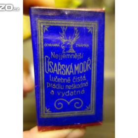 Císařska modř k barvení prádla. / 17744278