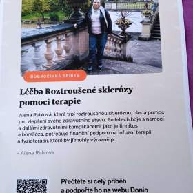 Léčba Roztroušené sklerózy - dobročinná sbírka nadace Donio. / 17843139