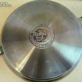 Foto inzerátu Chromová pánev se skleněnou poklicí