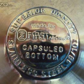 Foto inzerátu Chromová pánev se skleněnou poklicí