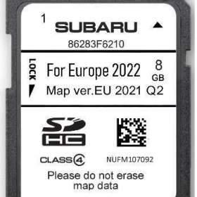 Mapy SD karta Subaru Gen1 -  Gen2 Europe -  2024 (SENQYA6513 ) / 17927726