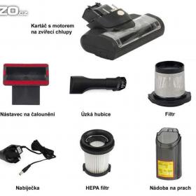 Foto inzerátu Aku ruční vysavač Revo Pet Plus+ s rotačním kartáčem na zvířecí chlupy - nový