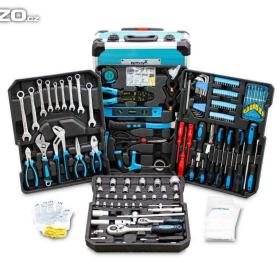 Fotka k inzerátu Kovový pojízdný kufr s nářadím -  1200 dílů / 19534320