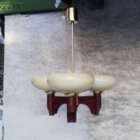 Fotka k inzerátu  STAROŽITNÝ TROJRAMENNÝ LUSTR / 19153899