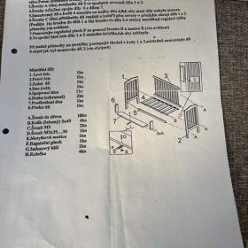 Foto inzerátu Prodám postýlku