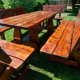 Foto inzerátu Dřevěný Zahradní nábytek masiv Ořech