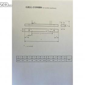 Foto inzerátu GILL HŘEBEN 105x27,6x7,5 nejen pro POSUKOVACÍ STROJE (mosaz)