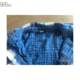 Foto inzerátu Prodám flanelovou košili zn. George, vel. 128/134, modrá kostka