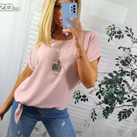 Triko s uzlem v pase / 18239559