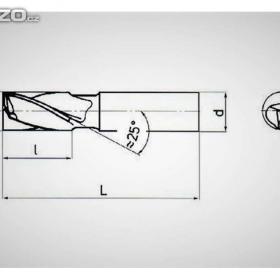 Foto inzerátu Fréza 16x50 mm  válcová čelní s válcovou stopkou, jemnozubá