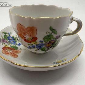 Míšeň, porcelánové šapo s podšálkem / 18244222