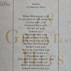 Foto inzerátu CD - SANDRA / 18 Great Hits