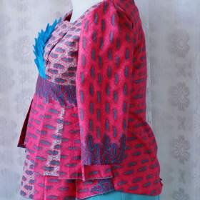 Fotka k inzerátu Zářivá těhotenská halenka - nová, 44- XL / 18277579