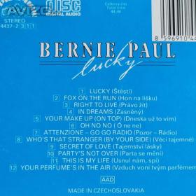 Foto inzerátu CD - BERNIE PAUL / Lucky