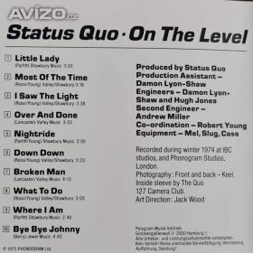Foto inzerátu CD - STATUS QUO / On The Level
